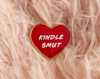 Kindle Smut Heart Enamel Pin
