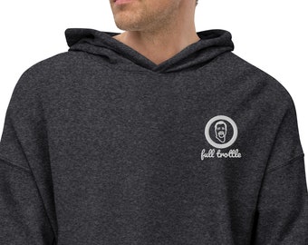 YMH Good Morning Julia Your Moms House Unisex Sueded Fleece Hoodie - Tom Segura & Christina P - "Full Trottle" Collection