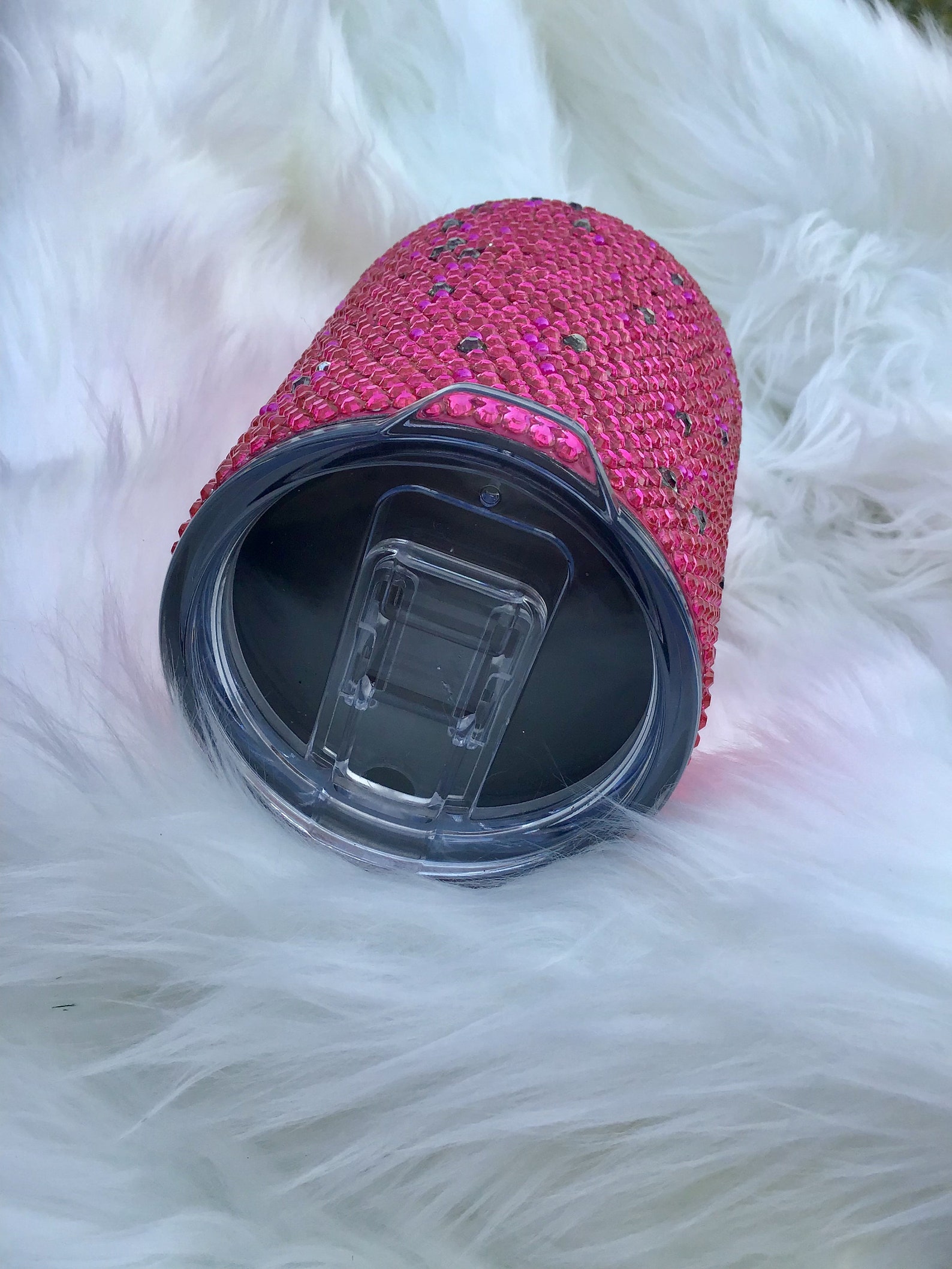 rhinestone wine tumbler