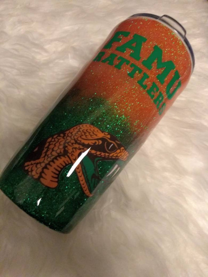 Florida A&M University Tumbler FAMU Drinkware Rattler - Etsy