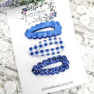 School snap clip set-Small hair clips-Glitter snap clips-Fringe clip set-Scholl bows