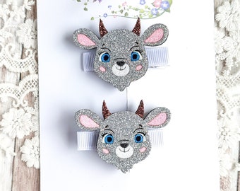 Goat Hair Clips, Farm Animal Hair Accessories