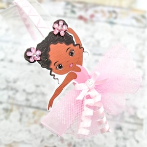 Ballerina Stirnband-Mädchen Stirnband-Rosa Stirnband-Ballerina Geburtstagsparty-Ballett Haarteil