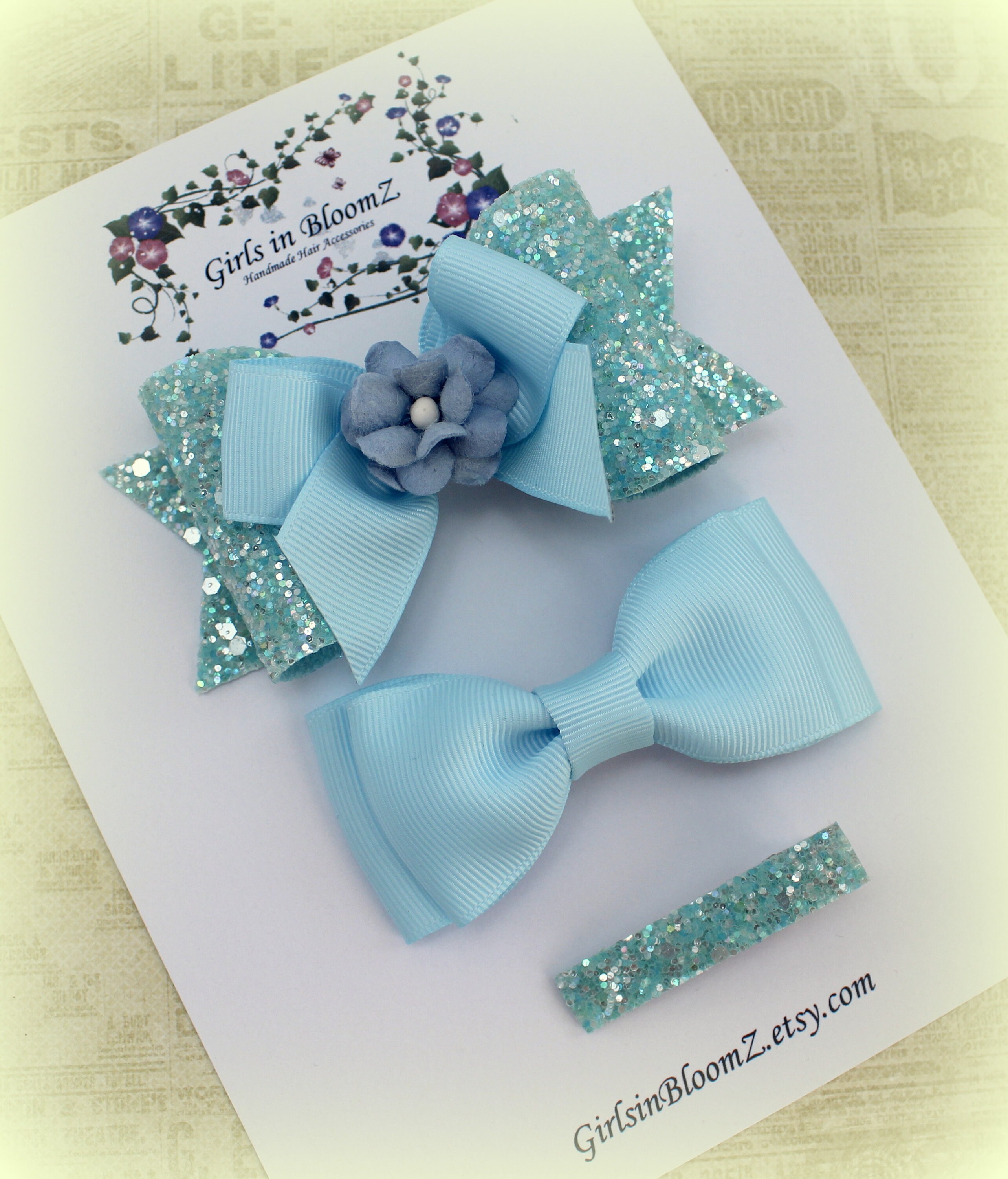 Pastel Colors Hair Bows/glitter Hair Bows/fringe Clip/ribbon Etsy