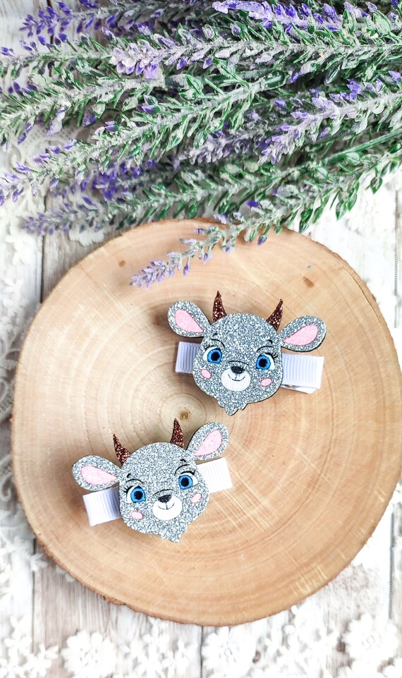 Goat Hair Clips, Farm Animal Hair Accessories - Etsy