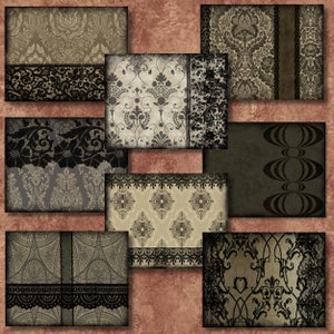 Digital Printable Gypsy Junk Journal Plain Pages ou pour Scrapbooking, Fabrication de cartes, Multimédia, Autre Papier vintage & Shabby Chic Crafts