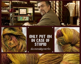 Only put on in case of stupid Handpainted Sock Yarn