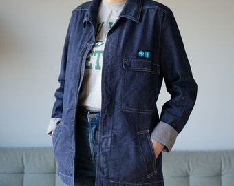 80's vintage French Guy Leroy denim work jacket