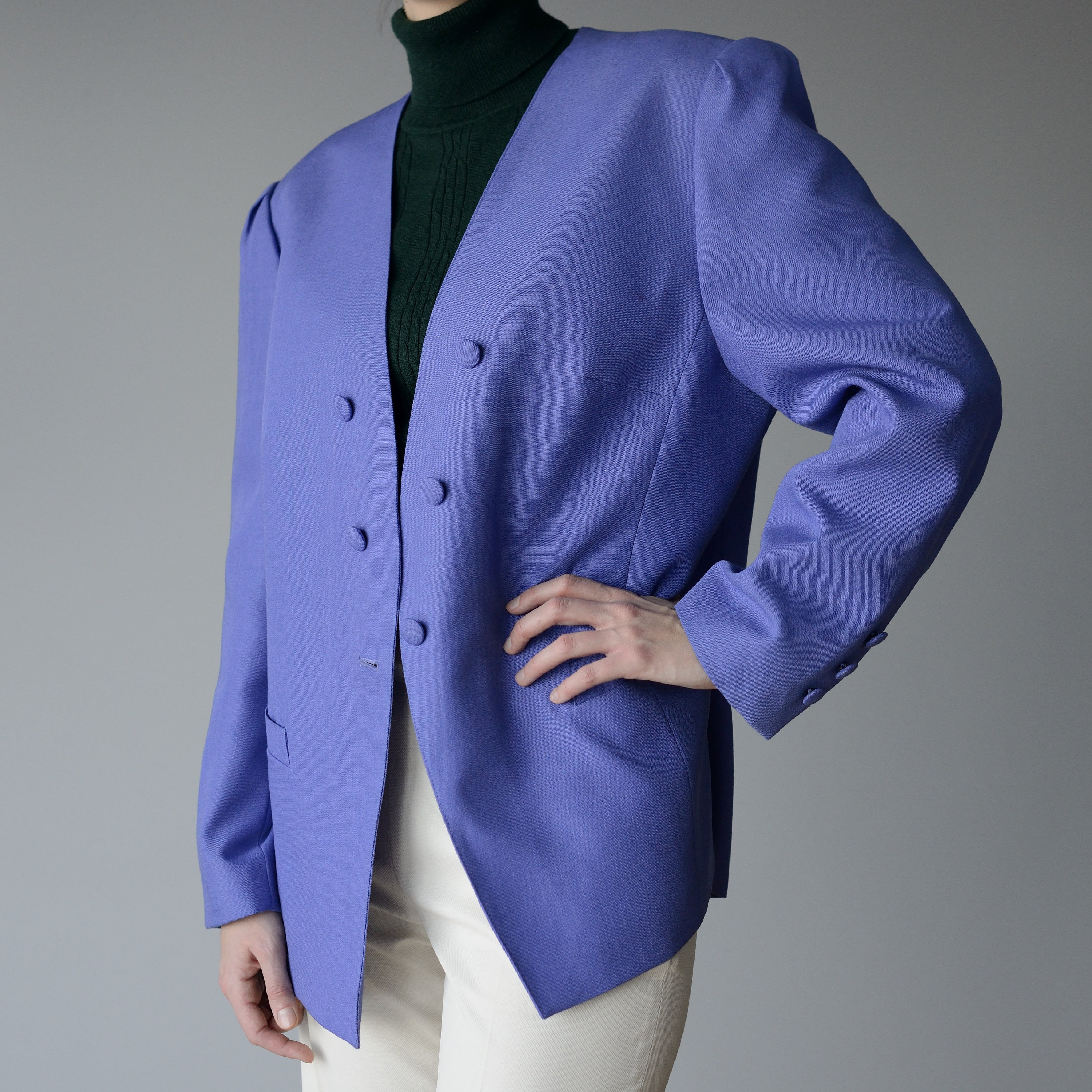 Vintage Power Jacket in Lavender - Etsy