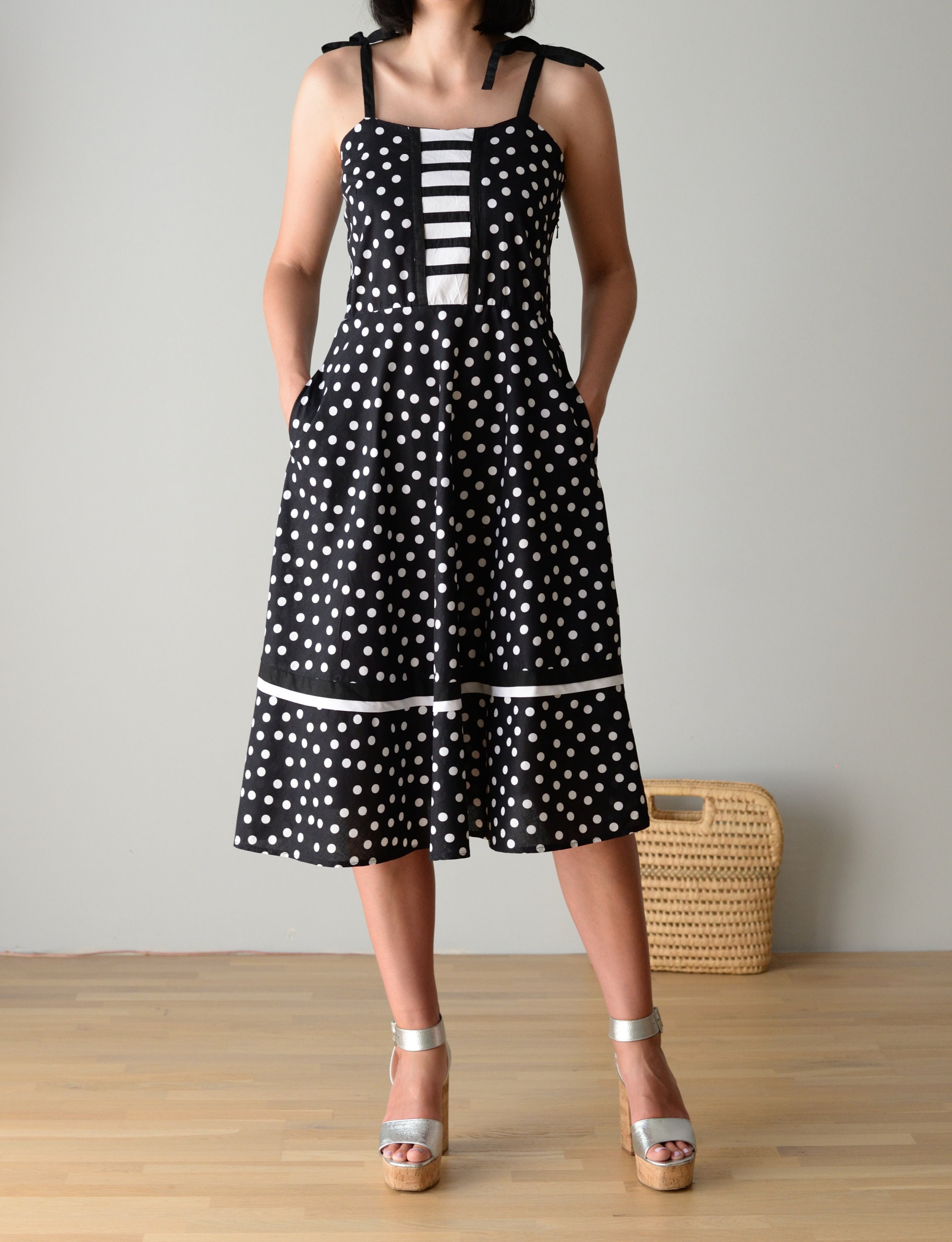 Polka Pinned Dress main image 0