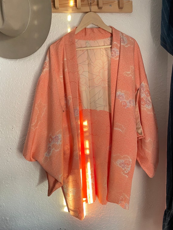 Vintage silk kimono / Vintage silk brocade kimono… - image 5