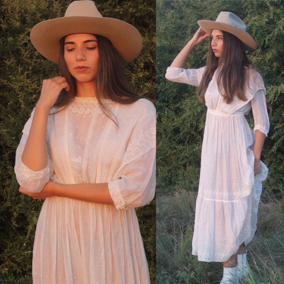 vintage edwardian lace wedding dress, vintage edwa