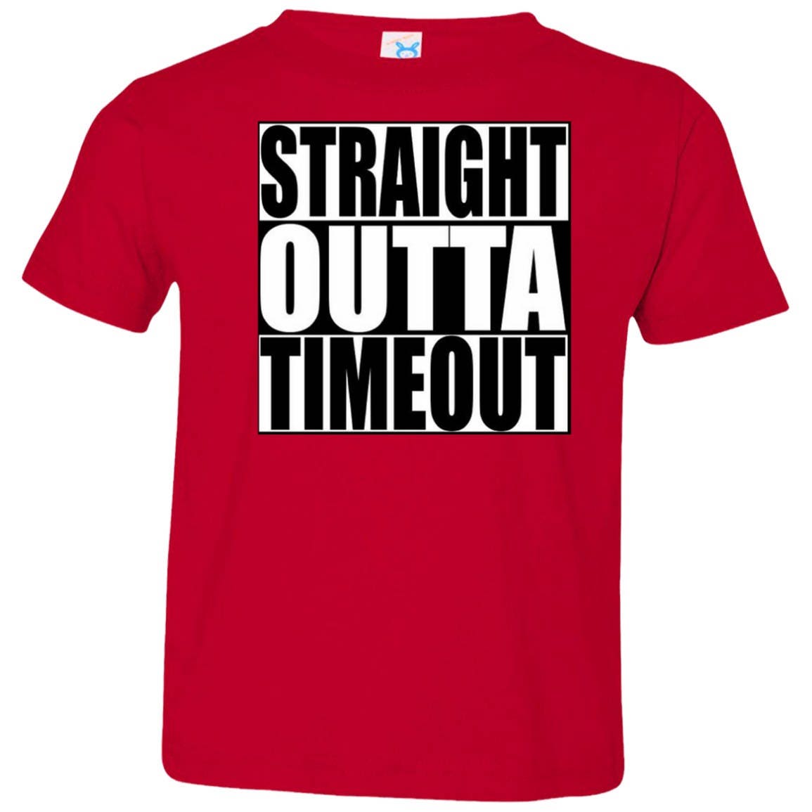 Straight Outta Timeout Toddlers Tee Funny Kids Mischievous Etsy