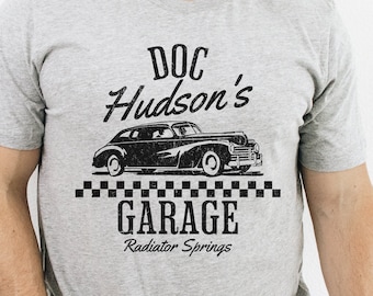 Doc Hudson Shirt, California Adventure Shirt, Hollywood Studios Shirt, Disney World Disney Dad Shirt, Radiator Springs Men's Disney Shirt