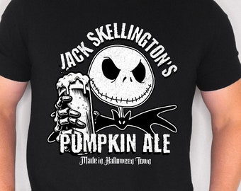Jack Skellington Shirt, Disney Halloween Shirt, Disney World Dad Shirt, Disneyland Dad Shirt, Men's Disney Shirt, Disney Beer Shirt