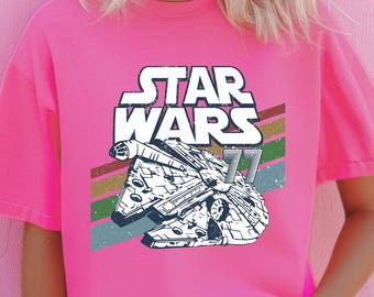 Retro Star Wars 1977 COMFORT COLORS Shirt, Classic Star Wars Disney Shirt, Oversized Disney Shirt, Hollywood Studios Shirt, Disney World