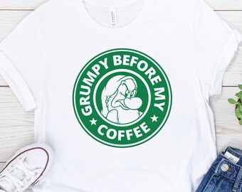 Grumpy Shirt, Disney Shirt, Disneyland Shirt, Funny Disney Shirt, Disney Dad Shirt, Funny Disney Husband Shirt, Disney Starbucks