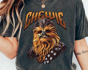 Chewbacca Chewie COMFORT COLORS Shirt, Star Wars Shirt, Oversized Disney Shirt, Hollywood Studios Shirt, Disney World Shirt