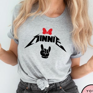 Minnie Disney Shirt, Disney Shirt, Disneyland Shirt, Kids Disney Shirt, Disney Rock And Roll Shirt, Funny Disney Shirt, Adult Disney Shirt