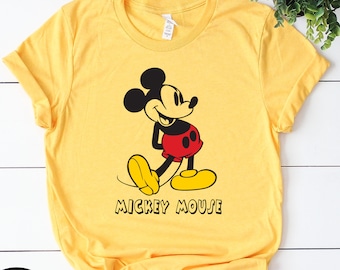 Mickey Mouse UNISEX Shirt, Walt Disney Shirt, Retro Mickey Shirt, Disney Shirt, Disneyland Shirt, Mickey Shirt, Classic Mickey Shirt