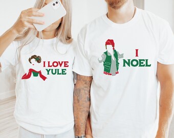I Love Yule I Noel Shirt, Han And Leia Shirt, Disney Star Wars Christmas Couples Shirt, Disney Christmas Shirt, Disney World Christmas Shirt