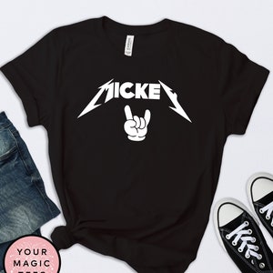 Mickey Rock Disney Shirt, Disney Shirt, Disneyland Shirt, Kids Disney Shirt, Disney Rock And Roll Shirt, Funny Disney Shirt, Disney Iron On