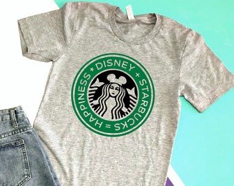 Disney Starbucks Shirt, Disney Shirt, Disneyland Shirt, Main Street Shirt, Adult Shirt, Unisex Shirt