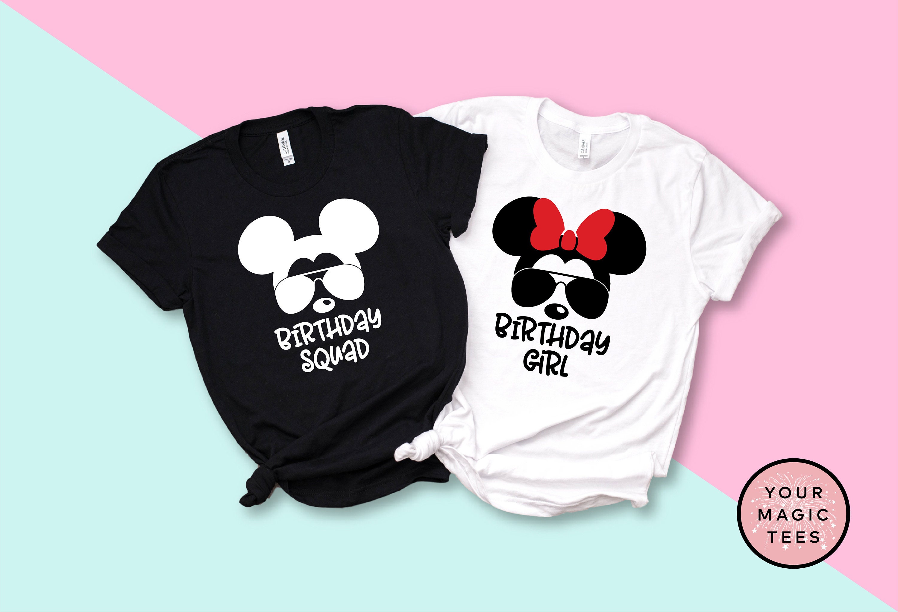 disney birthday squad shirts