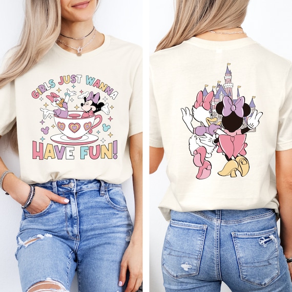 daisy duck custom birthday party tee shirt - disney bound daisy duck outfit Disney(ディズニー) TシャツMickey Classic Daisy Duck Happy Birthday Girls S
