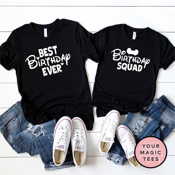 best birthday ever disney shirt