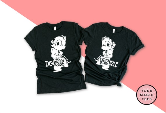 chip and dale double trouble shirt