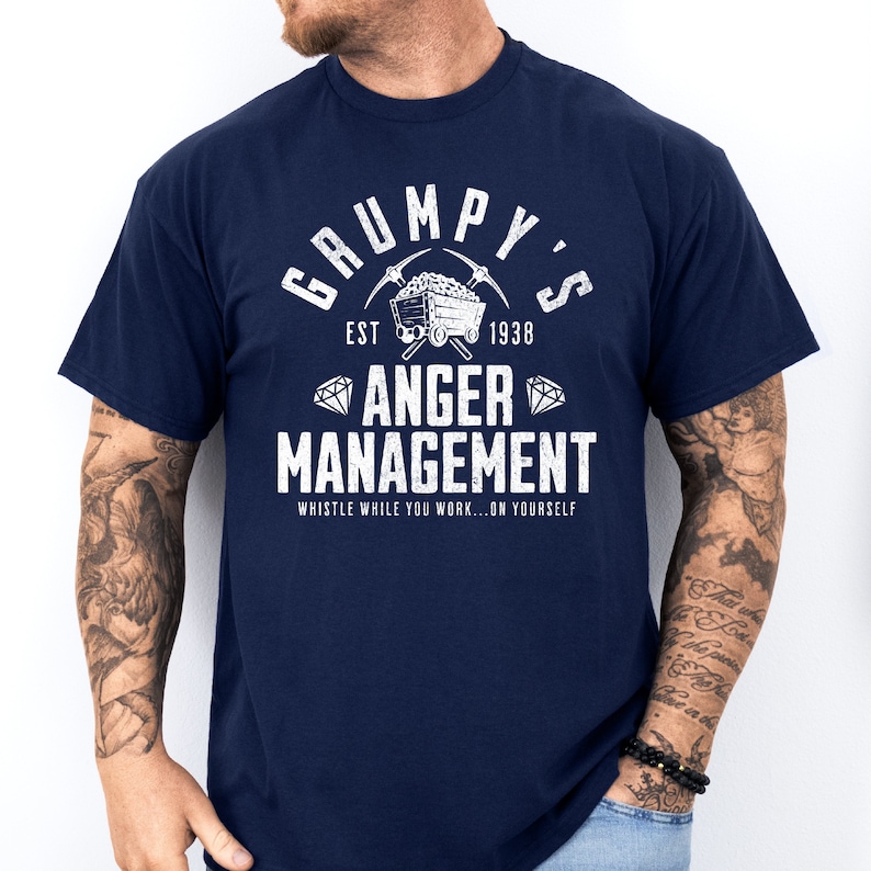 Grumpy's Anger Management Shirt, Funny Disney Shirt, Seven Dwarfs Shirt ...