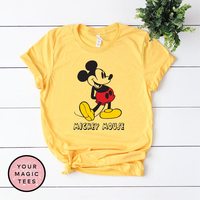 Mickey Mouse UNISEX Shirt Walt Disney Shirt Retro Mickey Etsy