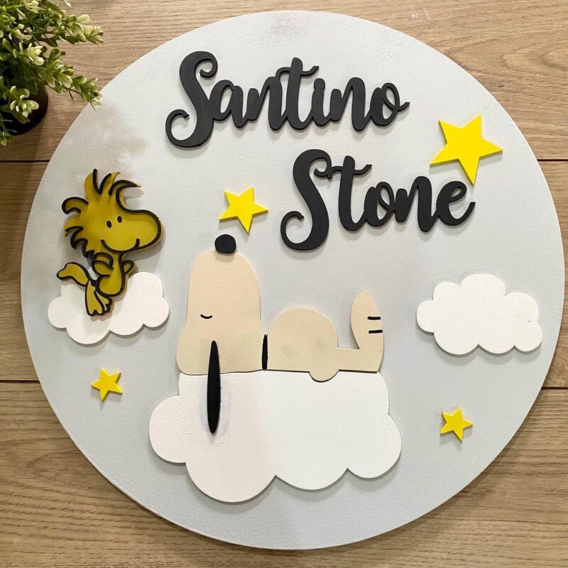 Snoopy Door Decoration - Etsy