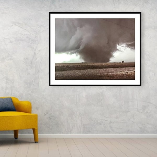 Photography Print - Stormy Kansas Tornado - Framed or Unframed