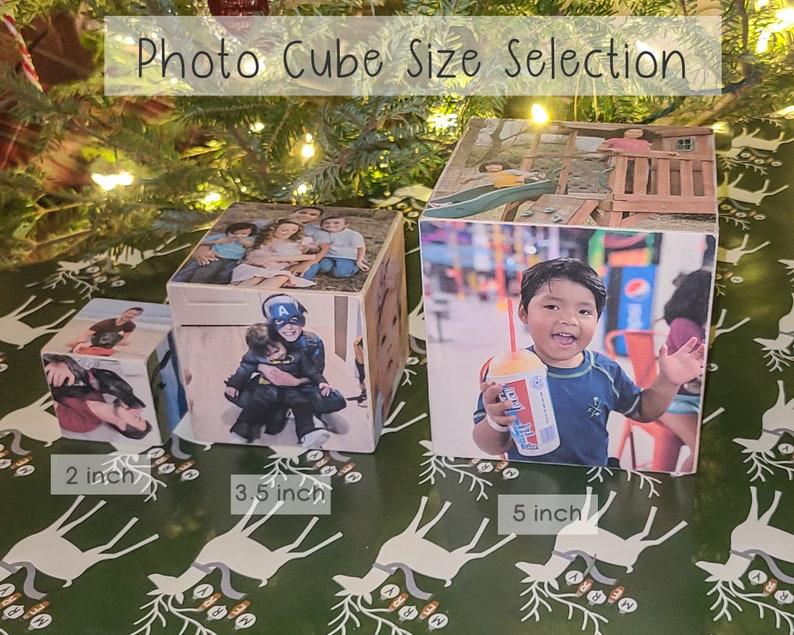 Personalized Photo Wooden Blocks, Pet Memorial Memory Block ...