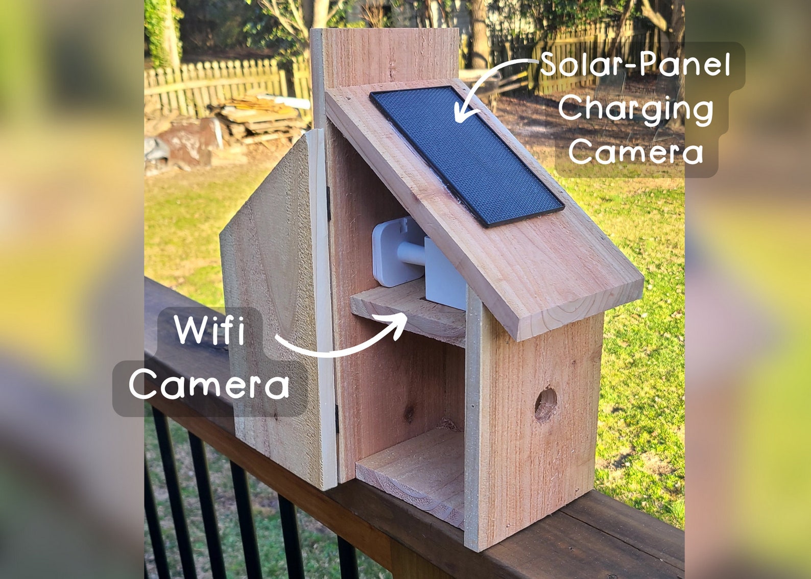 Solar Powered Birdhouse & Live Streaming Camera, Smart Bird House ...