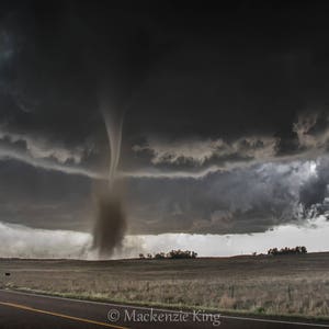 Julius Holm : Tornado Over St. Paul (1893) - Giclee Fine Art Print 