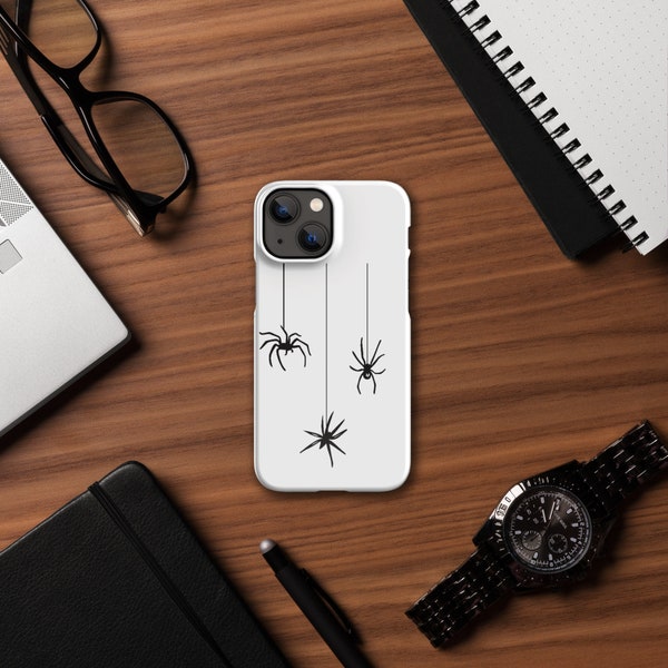 Snap case for iPhone - Spider hanging iPhone Case - Designer iPhone Case