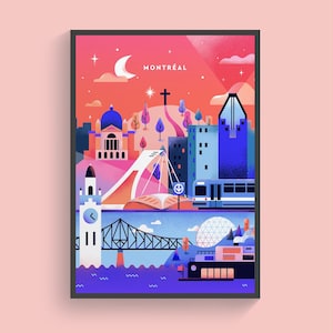 Montreal in pink