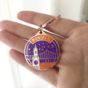 Old Port of Montreal Keychain