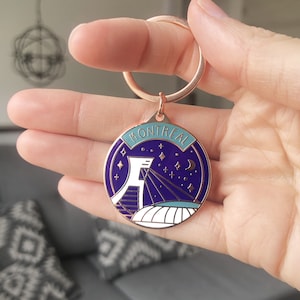 Montreal Olympic Stadium Keychain
