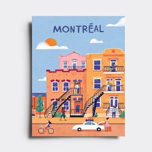 Cartes postales Québec & Divers Montréal voyageurs