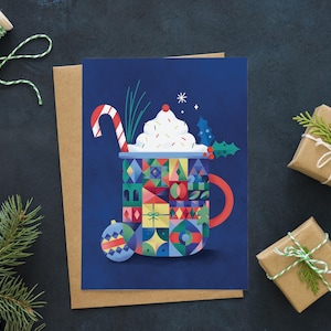 Carte de souhait de Noël