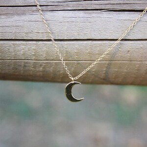 Moon necklace, silver moon necklace, silver necklace, half moon necklace, boho necklace, boho silver necklace, hippie necklace, ibiza necklace