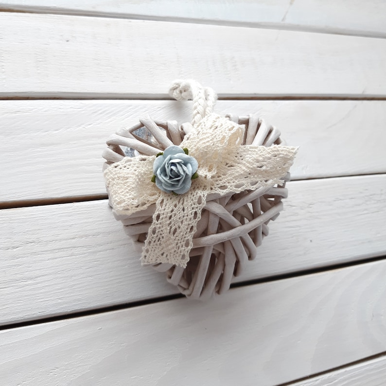 Wicker heart decor Woven heart Wicker stuff Wedding wall décor Etsy