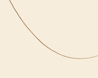Simple belly chain - Fine gold beaded waist chain Minimalist body chain Gold beaded belt