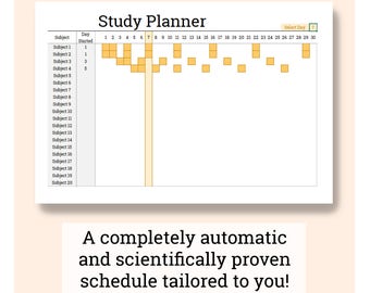 Automated Study Planner with Spaced-Repetition
