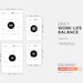 Daily Work Life Balance Planner, Fillable Goals, Work in Progress Log ...