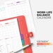 Monthly Work-life Balance Calendar & Goal Action Plan, Task List ...